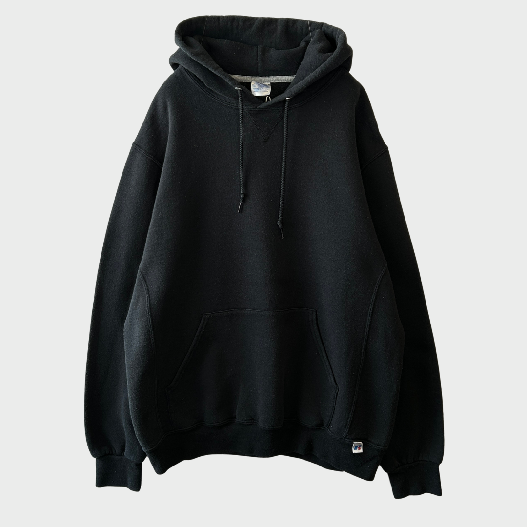 00's Russell Athletic ラッセル フーディー 黒 (L) /B2919S-SO
