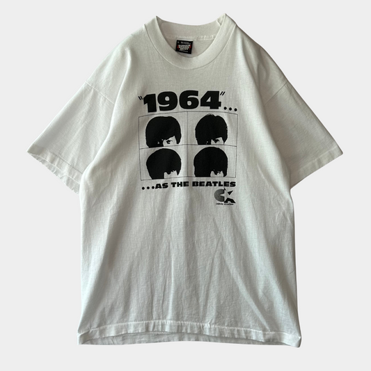 90's "1964 …AS THE BEATLES" Tシャツ ホワイト (L)/A6412T-SO