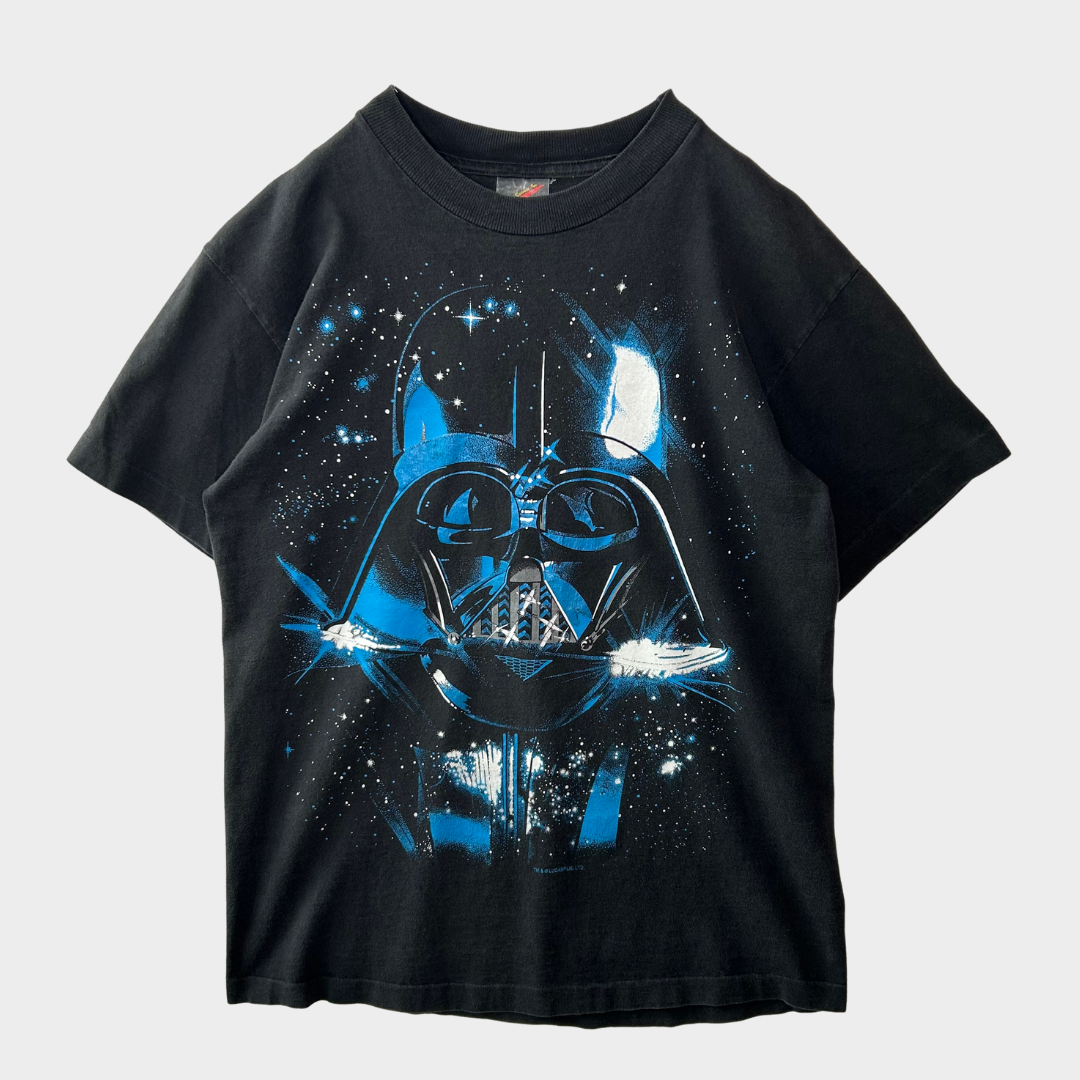90's Keehn Scenes Inc.  スターウォーズ ダースベイダー ムービーTシャツ 黒 (M)/A6994T-SO