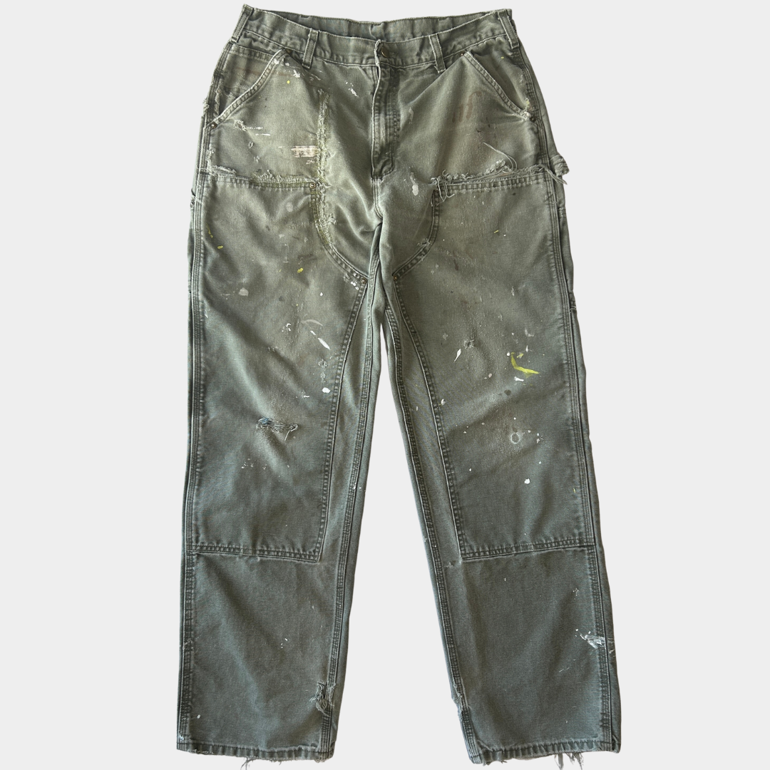 00's Carhartt カーハート ダブルニーパンツ B136 MOS (L34)/C0444P-SO