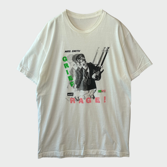 00's  MRS.SMITH  GRIEF and RAGE！ プリントTシャツ 白 サイズ不明 /A6832T-SO