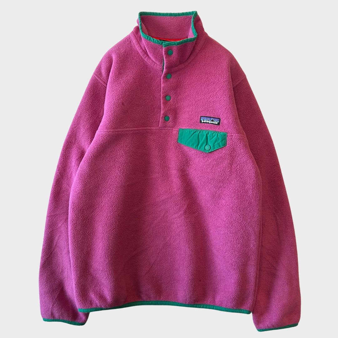 FA12 Patagonia パタゴニア シンチラスナップT ローズ (Women's S)/A9419F-SO