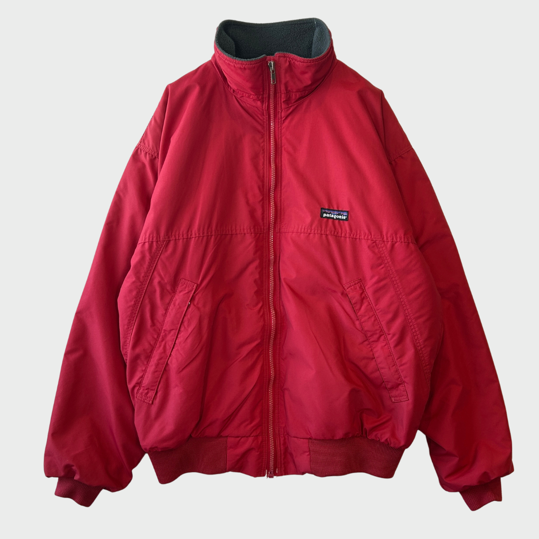 90's Patagonia パタゴニア Shelled Synchilla jacket シェルドシンチラジャケット 雪なし レッド(サイズ不明)/A9740O-SO
