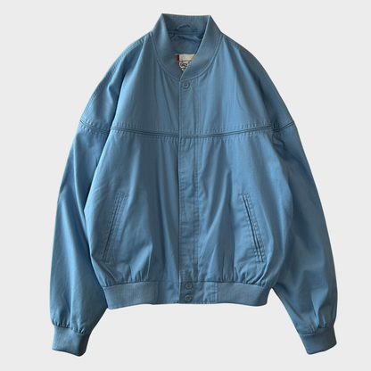 80-90's Guy Loren グレッグ・ローレン カップショルダージャケット ダービー サックスブルー (M)/A8161J-SO