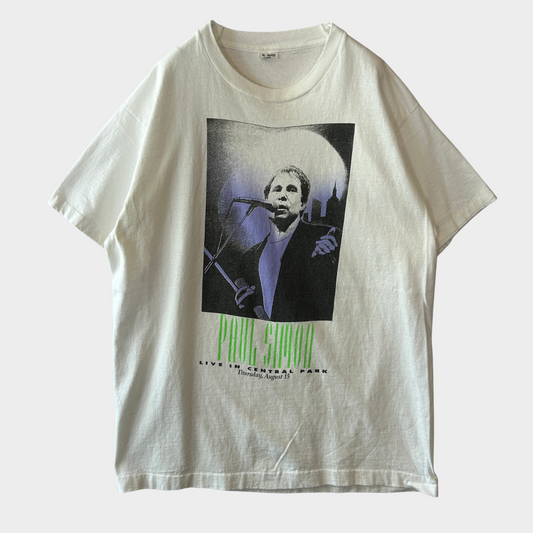 90's PAUL SIMON "LIVE IN CENTRAL PARK" ホワイト (XL)/A7258T-SO