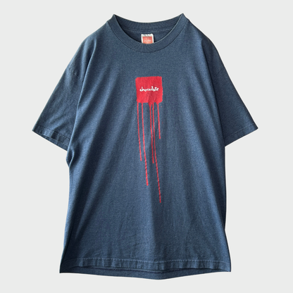 00's chocolate チョコレート ロゴプリントTシャツ ネイビー (L)/B3737T-SO