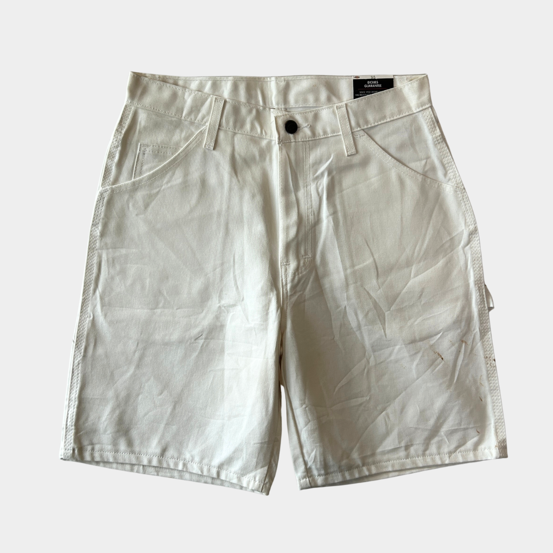 未使用品 Dickies × Sherwin Williams ペインターショーツ ハーフパンツ ホワイト(30)/C1252P-SO