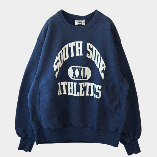 90's Lee SOUTH SIDE ATHLETICS カレッジスウェット カプセル３段 リバースタイプ(XL)/B2875S-SO