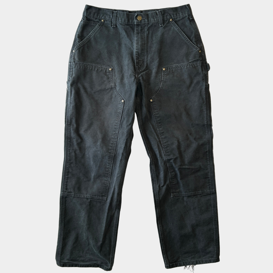 Carhartt カーハート B136-BLK ダブルニーワークパンツ Loose Fit ペインター (34×32)/B3426P-SO