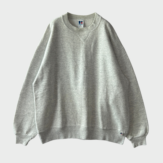 90's Russell Athletic ラッセル 無地スウェット 白 (XL)/A7715S-SO