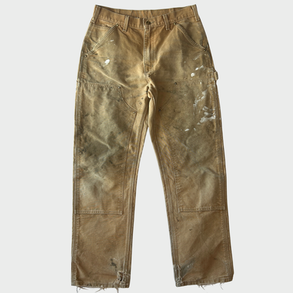 00’s Carhartt ダブルニー BRN ブラウン(32×32)/C0445P-SO