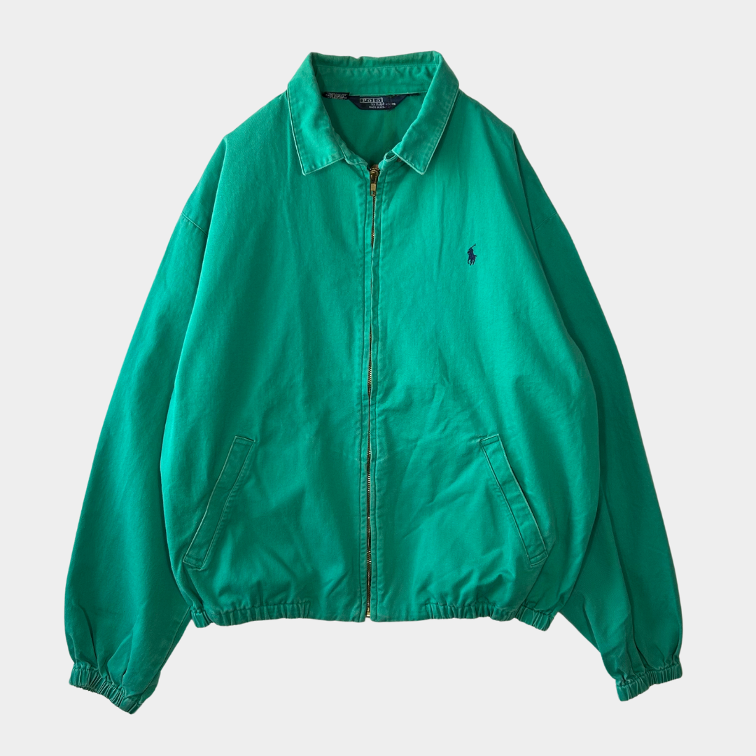 90's Polo by Ralph Lauren スウィングトップ グリーン (L)/B1486J-SO