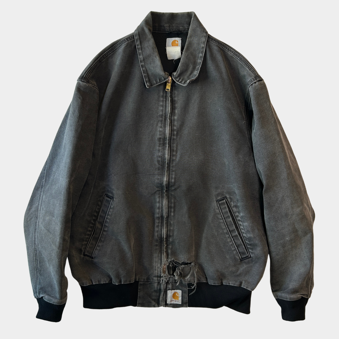 00's Carhartt  カーハート J102 ボンバージャケット チャコール/C1847J-SO