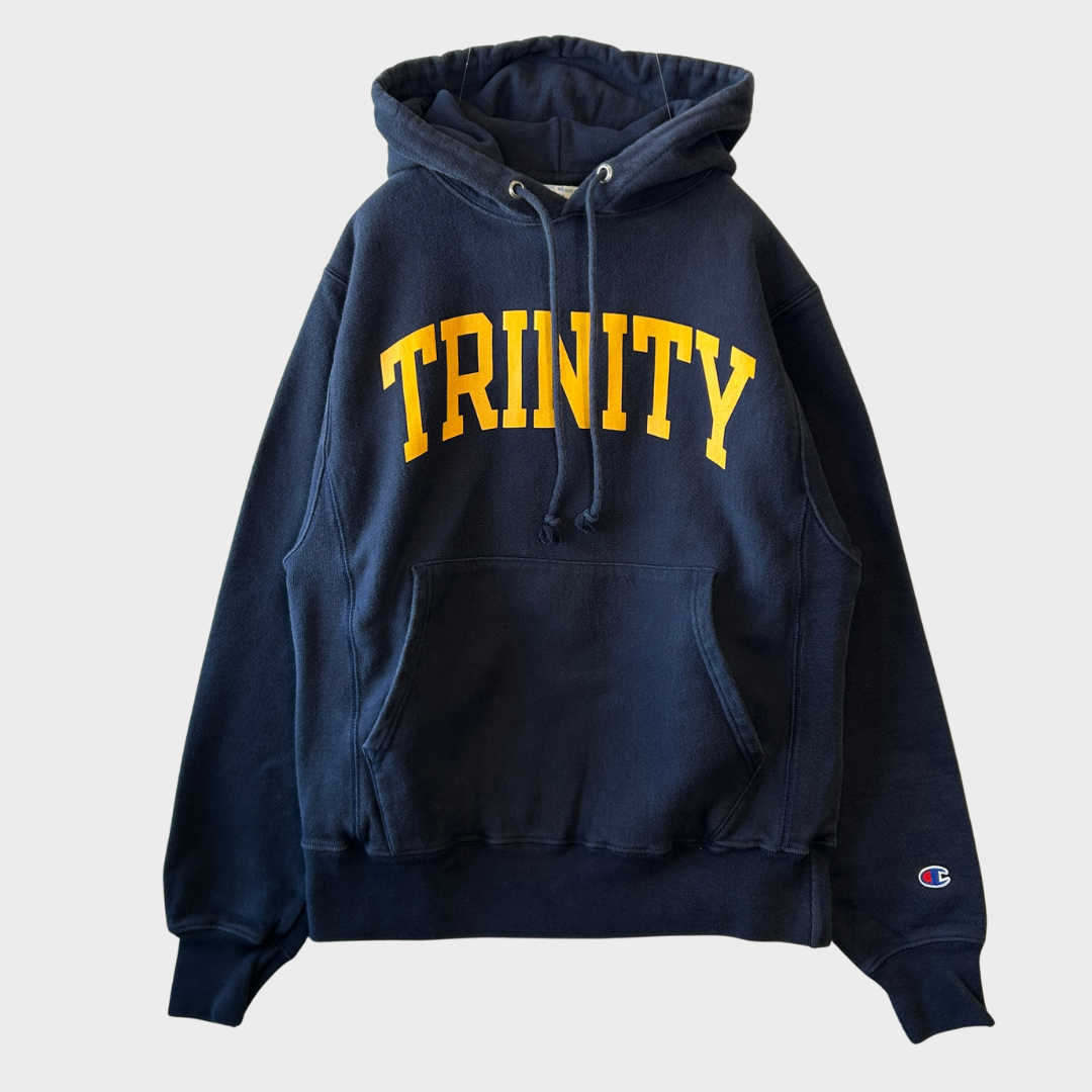 00's Champion チャンピオン REVERSE WEAVE リバースウィーブ TRINITY カレッジフーディー ネイビー (S) /A8145S-SO