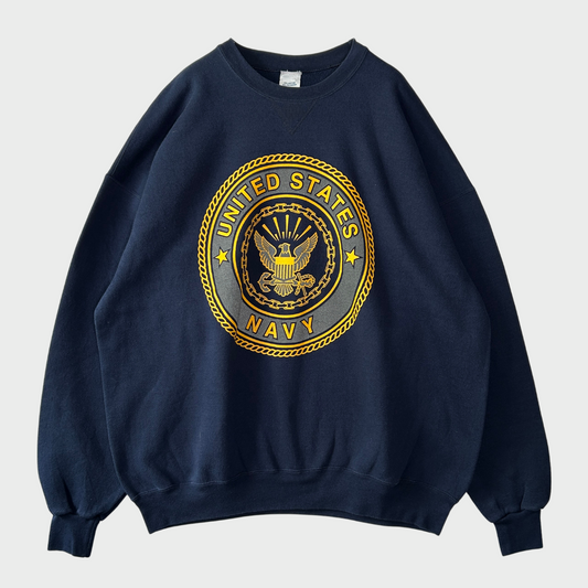 90's Soffe US NAVY ミリタリースウェット 紺 (2XL)/B0745S-SO