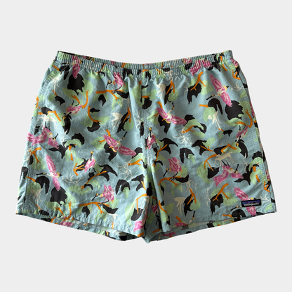 2020 Patagonia パタゴニア Baggies Shorts バギーズショーツ 5インチ SPBG ヘラサギ柄 (XL)/A4284P-SO
