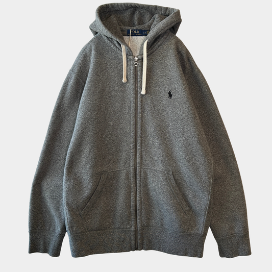 POLO Ralph Lauren ラルフローレン ジップフーディー スウェットパーカー グレー(L)/C1596S-SO