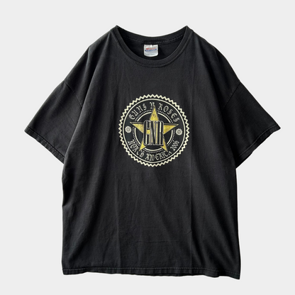00's GUNS N' ROSES ガンズアンドローゼス 2006アメリカツアーTシャツ 黒(XL)/A6478T-SO