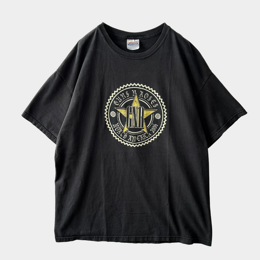 00's GUNS N' ROSES ガンズアンドローゼス 2006アメリカツアーTシャツ 黒(XL)/A6478T-SO