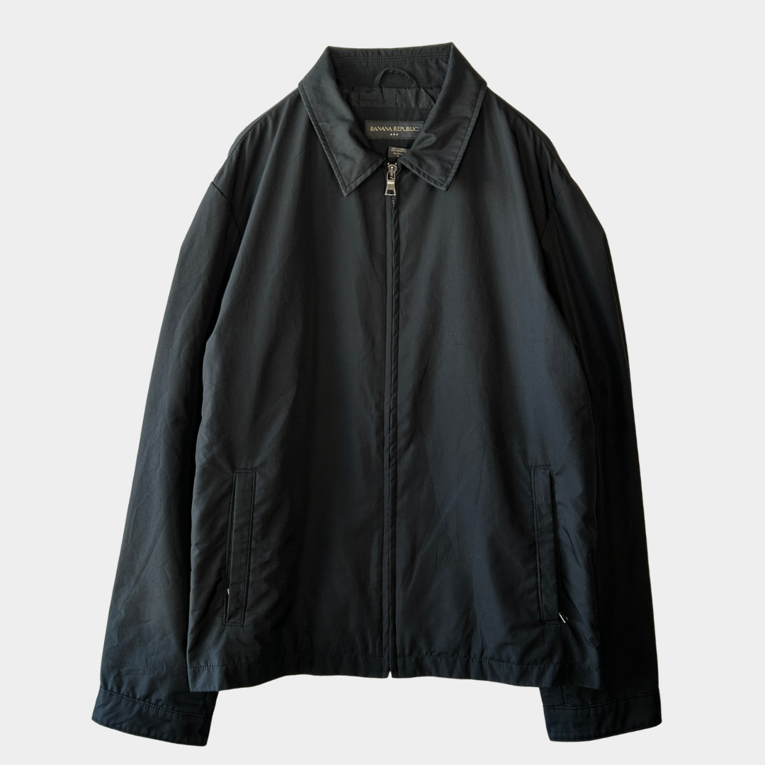 00's BANANA REPUBLIC バナナリパブリック バナリパ スウィングトップ ブラック (M)/A8204J-SO