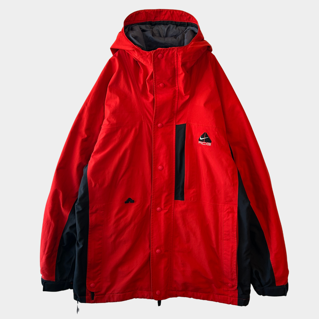 00's NIKE ACG ナイキ ソフトシェルマウンテンパーカー レッド (S)/A9678O-SO