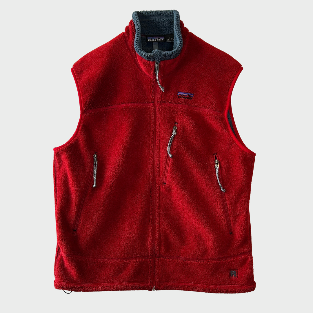 00's Patagonia パタゴニア レギュレーター R4 フリースベスト レッド (L)/B4217V-SO
