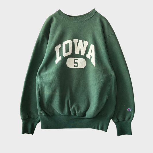 Champion ReverseWeave リバースウィーブ "IOWA" カレッジスウェット (XL)/C0681R-SO