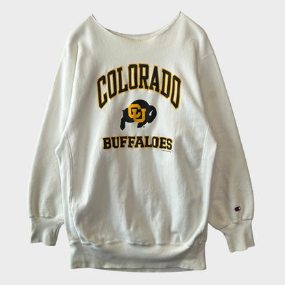 Champion Reverse Weave Colorado Baffeloes リバースウィーブ カレッジスウェット 白 (サイズ不明)/C0266S-SO