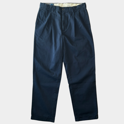 Polo Chino ラルフローレン ”HAMMOND PANT" ２タックチノ ネイビー(34×32)/A8754P-SO