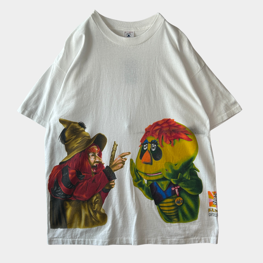 90's Delta 怪獣島の大冒険 キャラクター Tシャツ 白 (XL)/B2736T-SO