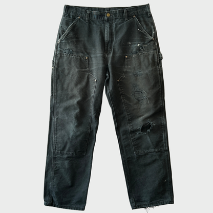 00's Carhartt カーハート ダブルニー ペインターパンツ B136 BLK ブラック (W34/L30) /B3730P-SO