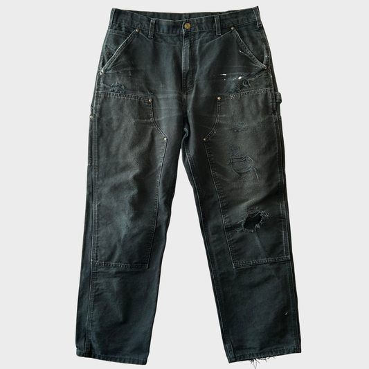 00's Carhartt カーハート ダブルニー ペインターパンツ B136 BLK ブラック (W34/L30) /B3730P-SO