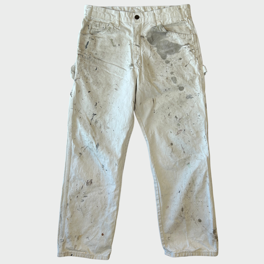 00's Dickies ディッキーズ ペインターパンツ 白 ホワイト (W32/L30) /C0161P-SO