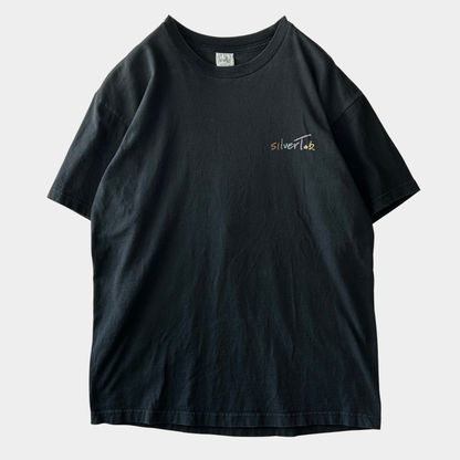90's Levi's リーバイス シルバータブ ロゴTシャツ 黒 (M)/C0382T-SO