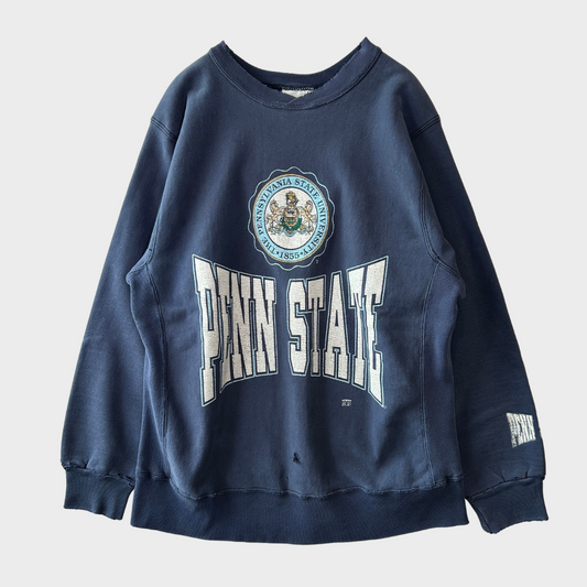 90's  Hanes  リバースウィーブタイプ PENN STATE  カレッジ スウェット ネイビー L /B2353R-SO