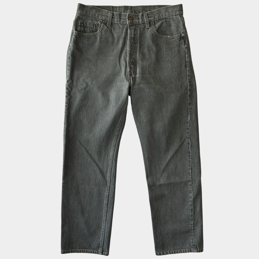90's Levi's リーバイス 501-0658 先染めブラック デニムパンツ USA製 (36×30)/A6589P-SO