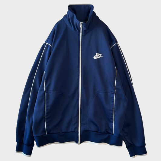 80's NIKE ナイキ トラックジャケット ネイビー(XL)/A1322J-SO