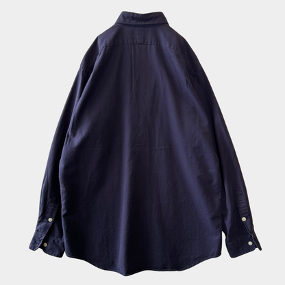 90's Polo by Ralph Lauren ラルフ　"Lowell Sport" コットンヘリンボーンシャツ(M)/C1431SH-SO