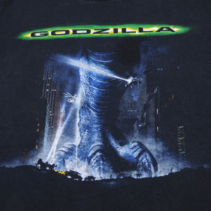 90’s GODZILLA ムービーTシャツ　黒(L)/A3582T-S