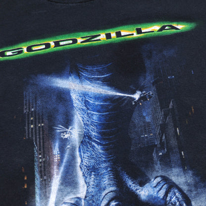 90’s GODZILLA ムービーTシャツ　黒(L)/A3582T-S