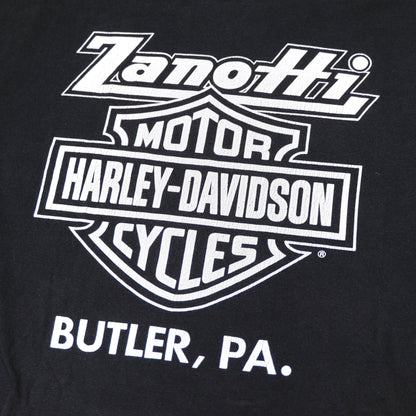 90's HARLEY-DAVIDSON ポケットTシャツ(L)/A3054T-S