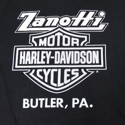 90's HARLEY-DAVIDSON ポケットTシャツ(L)/A3054T-S