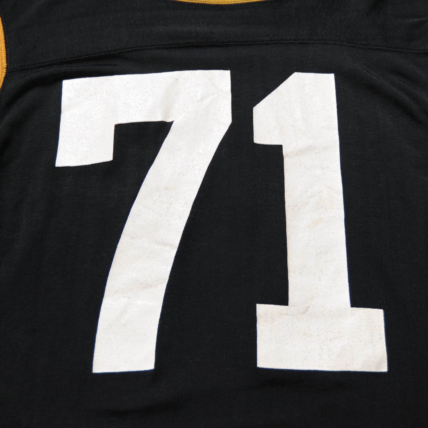 70's Champion CAMDEN 71 フットボールTシャツ黒 (40)/A0012T