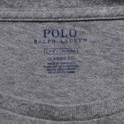 POLO RALF LAUREN L/S Tシャツ　グレー(L)/A3494T-S