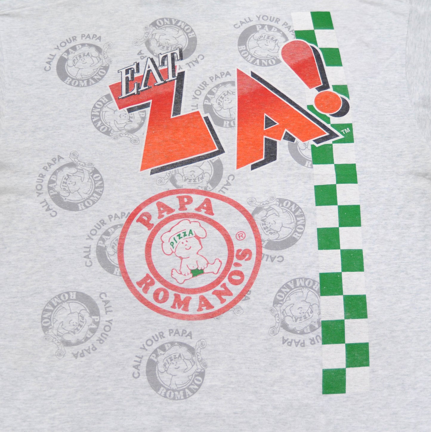 90's PAPA ROMANOS 企業Tシャツ白(XL)/A2967T-S