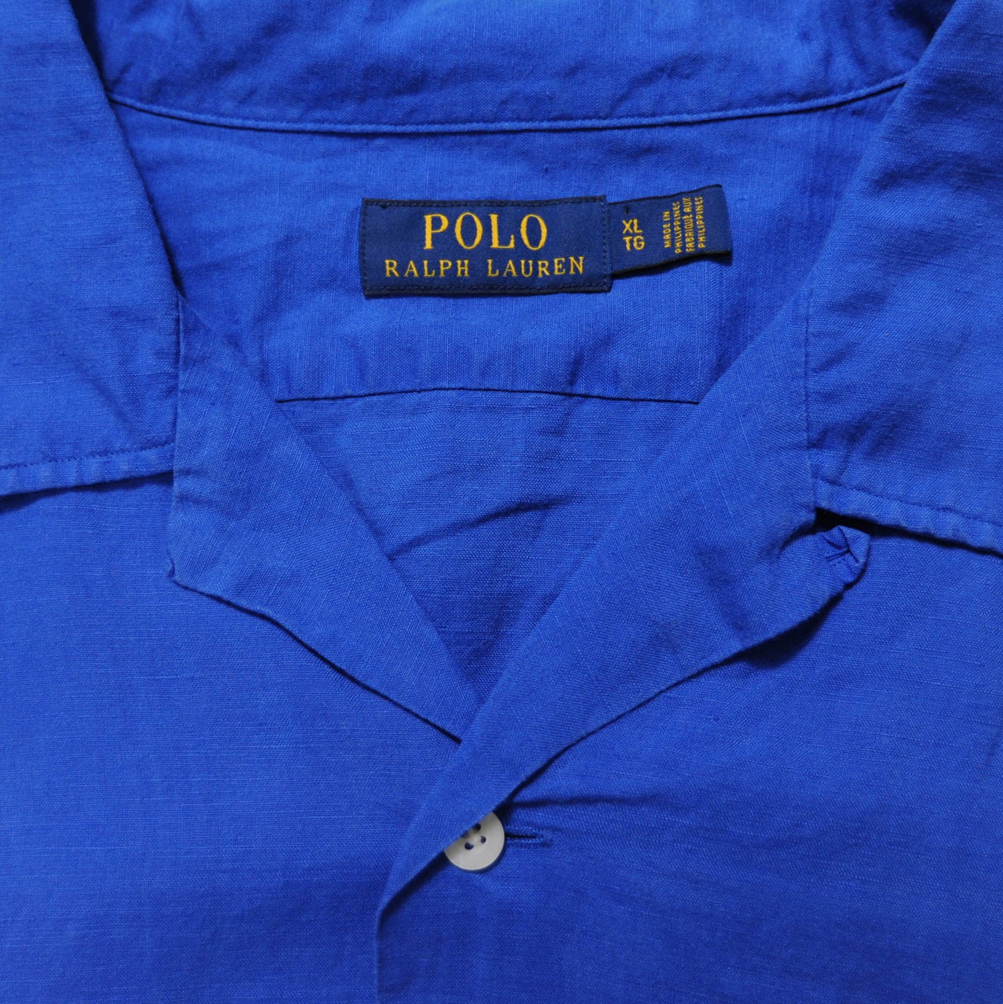 00's POLOラルフローレン　オープンカラー半袖シャツ(XL)/A3008SH-S