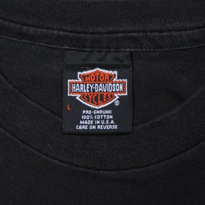 90's HARLEY-DAVIDSON ポケットTシャツ(L)/A3054T-S