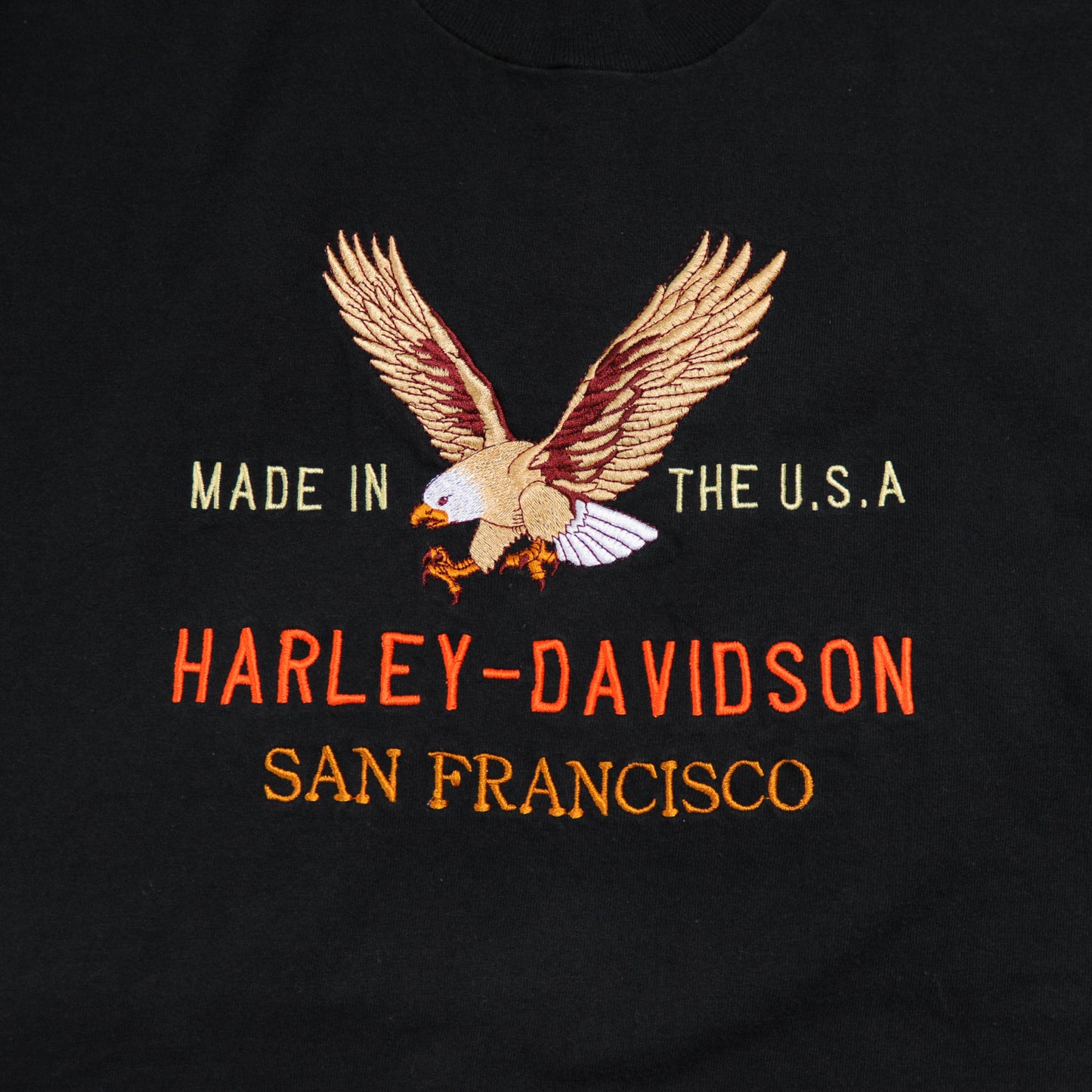 90's Harley Davidson 刺繍Tシャツ (XL)/A3093T-S