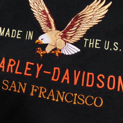 90's Harley Davidson 刺繍Tシャツ (XL)/A3093T-S