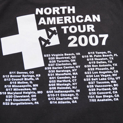 ＋４４　２００７Tour Tシャツ　黒(XL)/A3586T-S